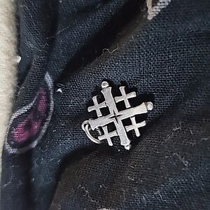 James Avery Retired Silver Jerusalem Cross Charm